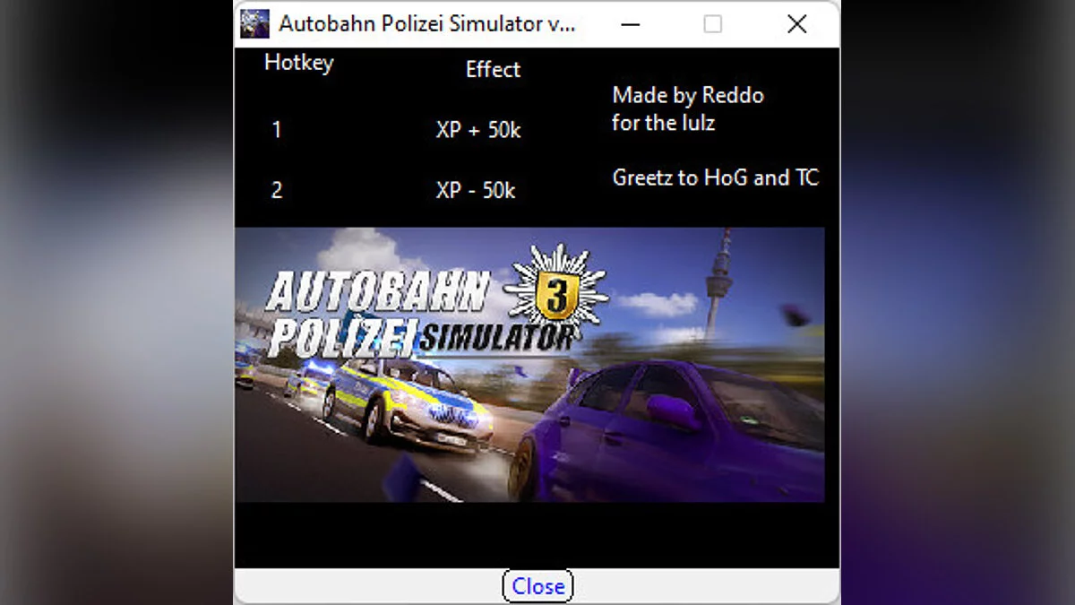 Autobahn Police Simulator 3 — Трейнер (+2) [1.0.0r35882]