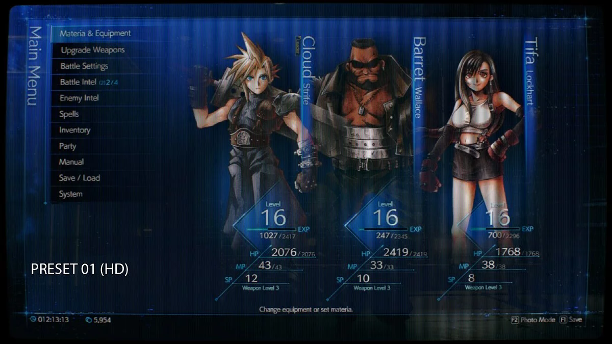 Final Fantasy VII Remake — Графика старого телевизора