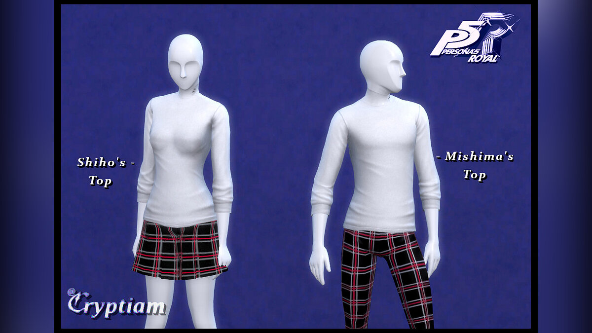 The Sims 4 — Школьные рубашки