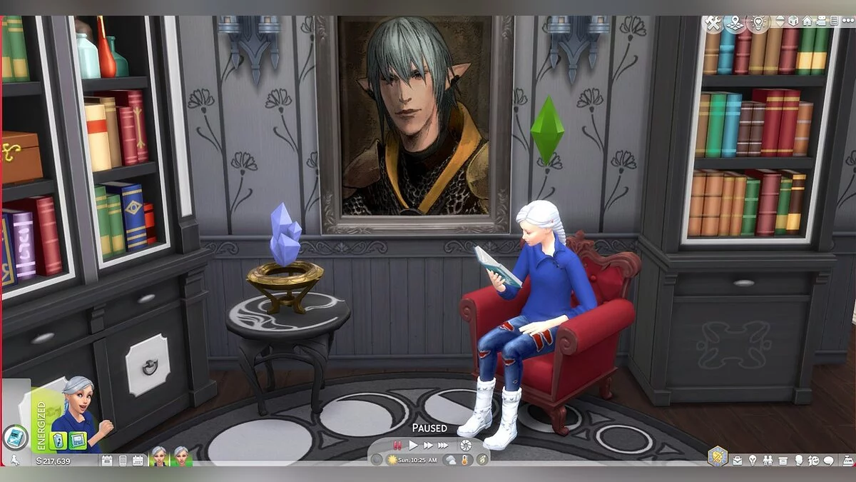 The Sims 4 — Портрет Оршефана из Final Fantasy 14