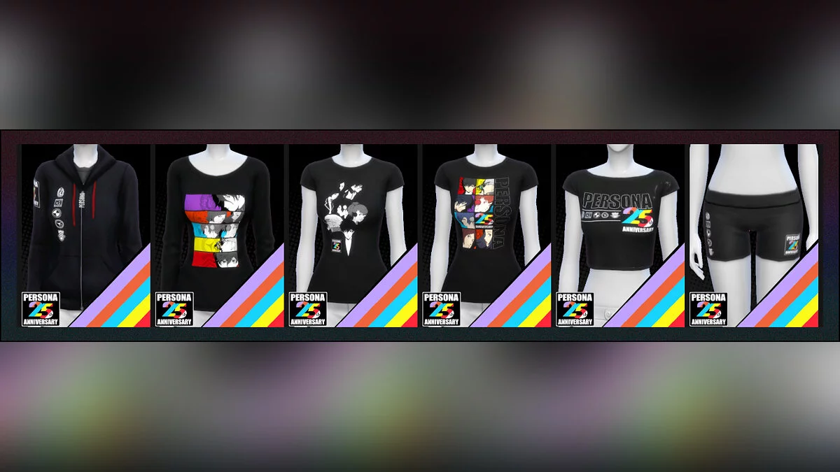 The Sims 4 — Одежда из игры Persona 25th Anniversary
