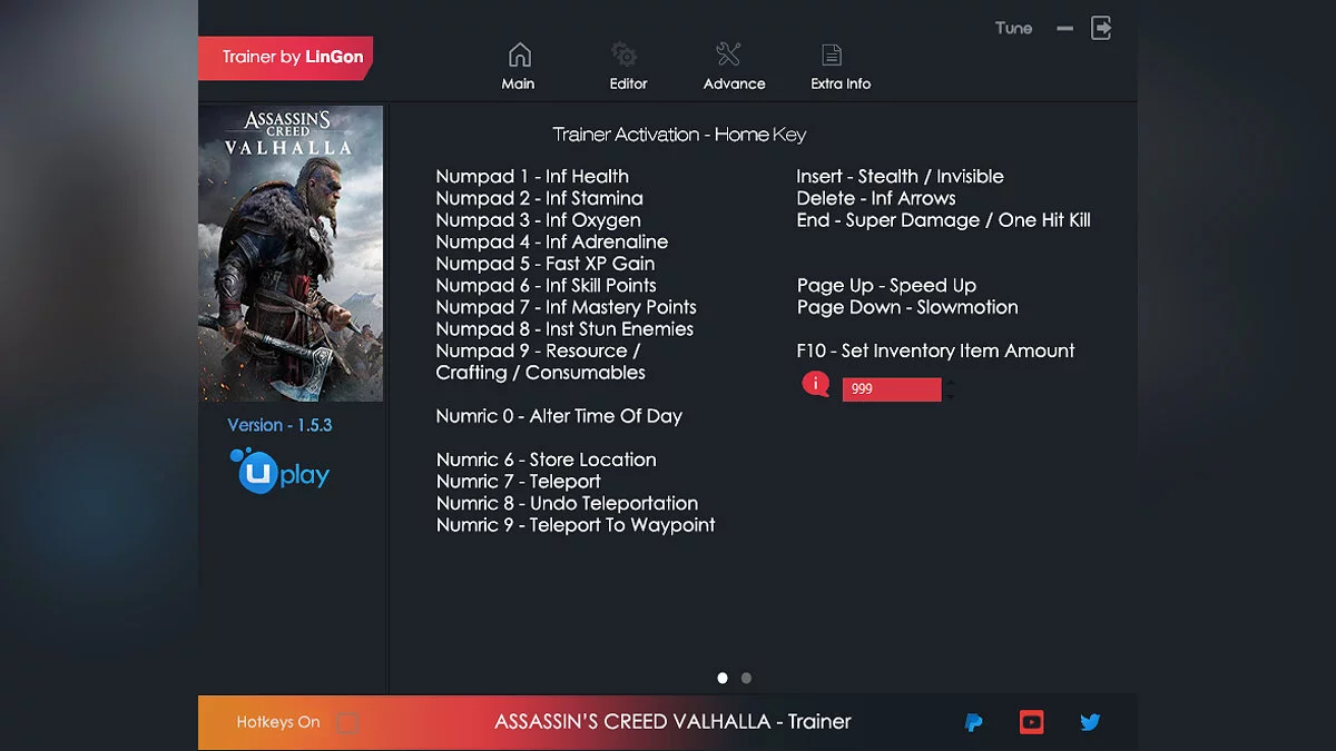 Assassin&#039;s Creed Valhalla — Трейнер (+19) [1.5.3/UPLAY]