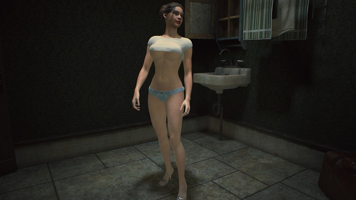 Resident Evil 2 — Короткий топ и шорты для Клэр