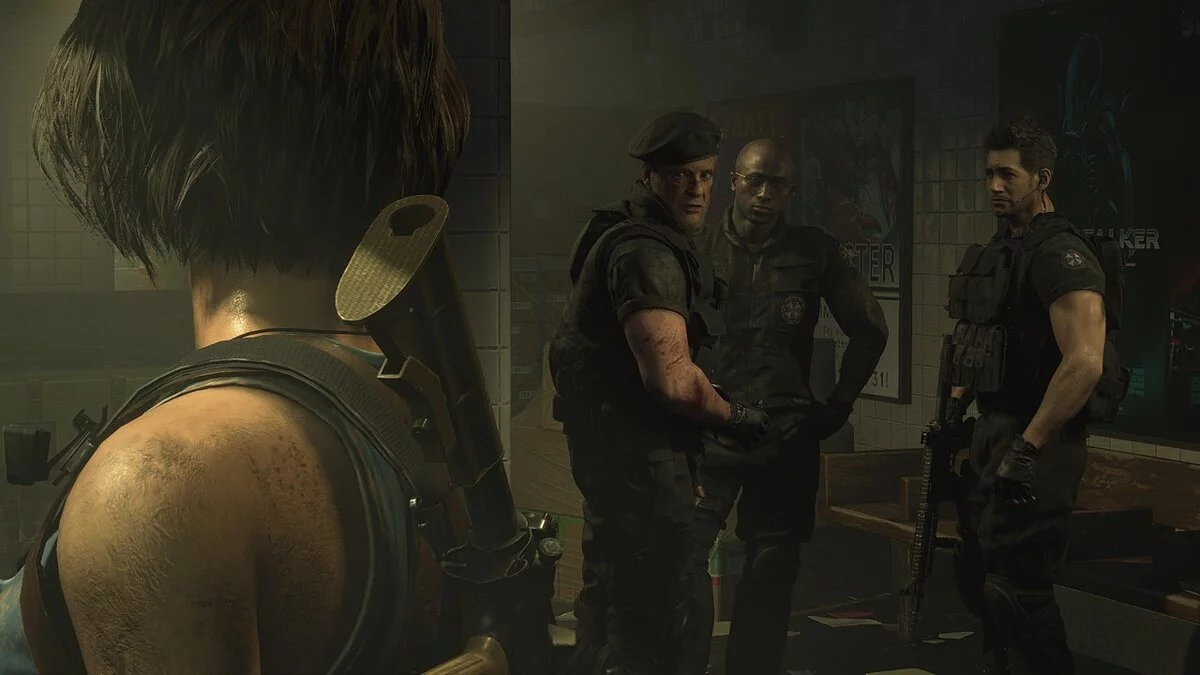 Resident Evil 3 — Черная одежда для оперативников Umbrella