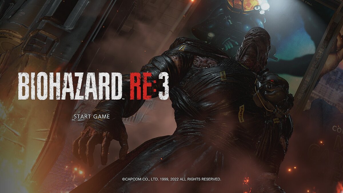 Resident Evil 3 — Логотип Biohazard RE:3