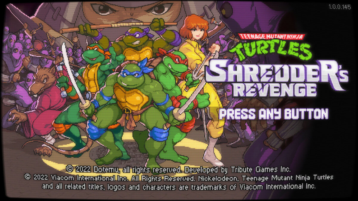 Teenage Mutant Ninja Turtles: Shredder&#039;s Revenge — Уникальные цвета для всех черепах