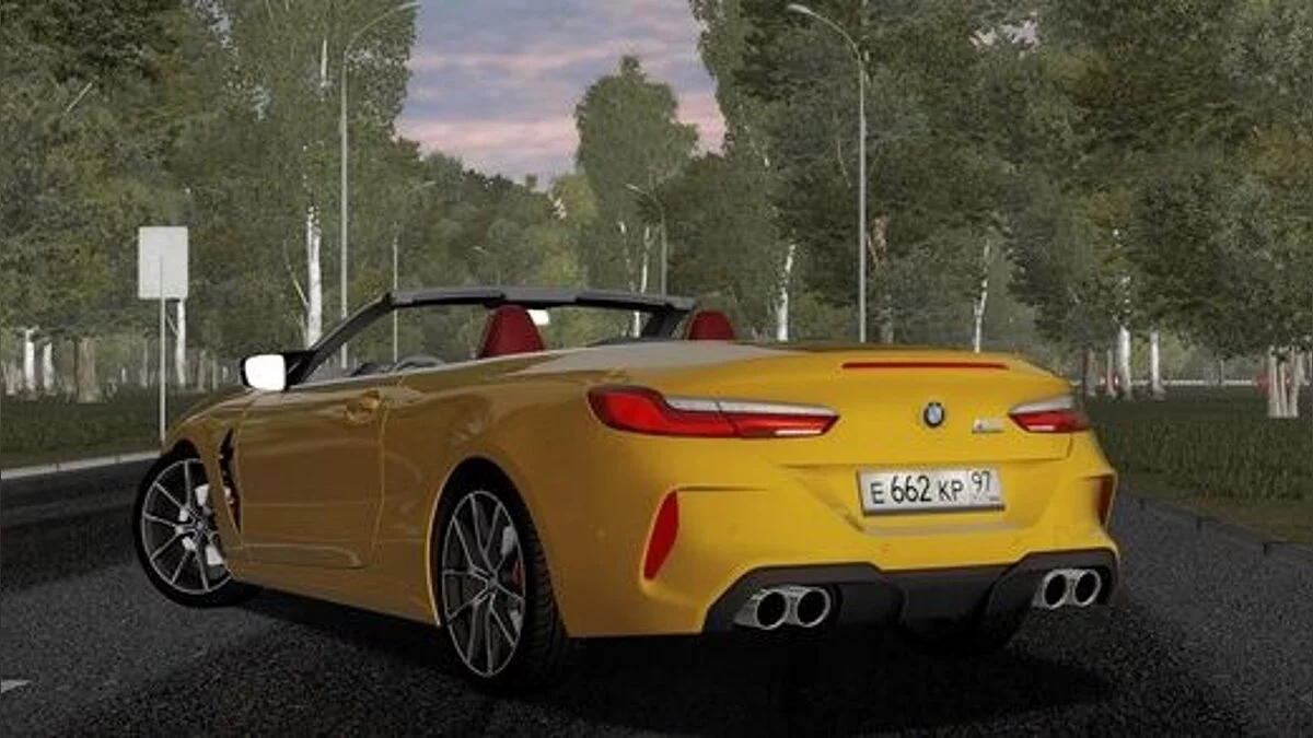 City Car Driving — BMW M8 Cabrio