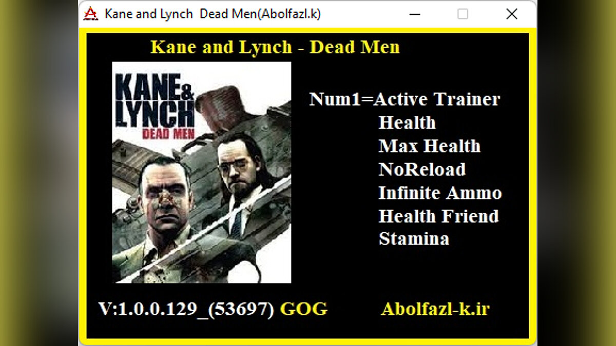 Файлы для Kane and Lynch: Dead Men - трейнеры, моды, сохранения, патчи