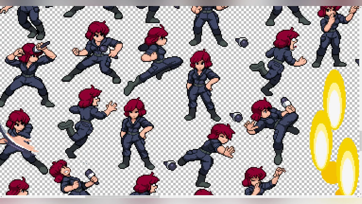 Teenage Mutant Ninja Turtles: Shredder&#039;s Revenge — Эйприл - Черная вдова