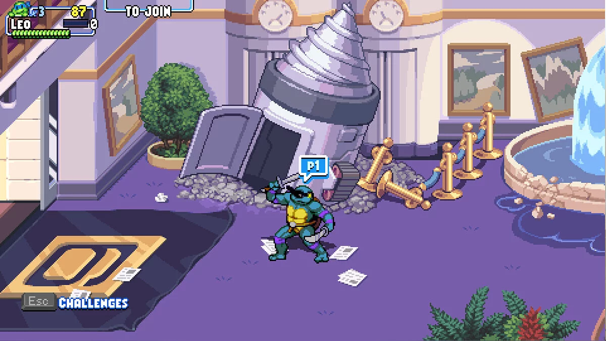 Teenage Mutant Ninja Turtles: Shredder&#039;s Revenge — Слэш вместо Леонардо