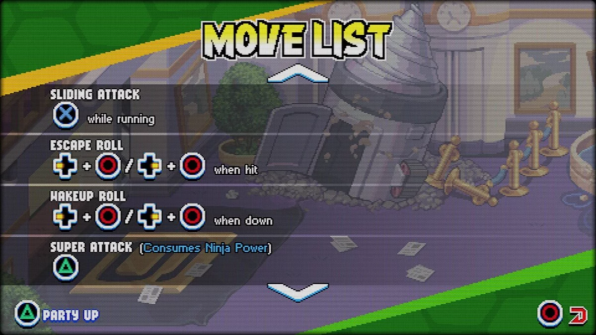 Teenage Mutant Ninja Turtles: Shredder&#039;s Revenge — Красивые кнопки PlayStation