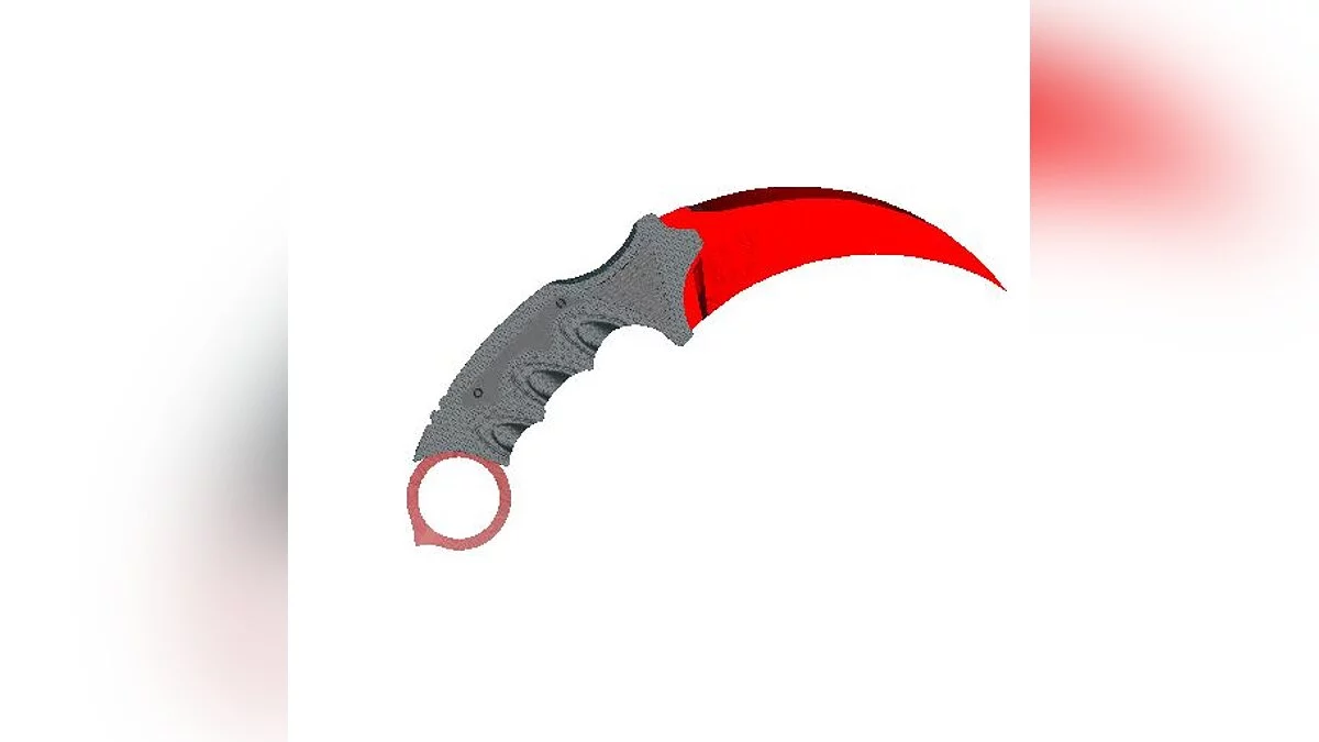 Blade and Sorcery — Красный нож «Керамбит»