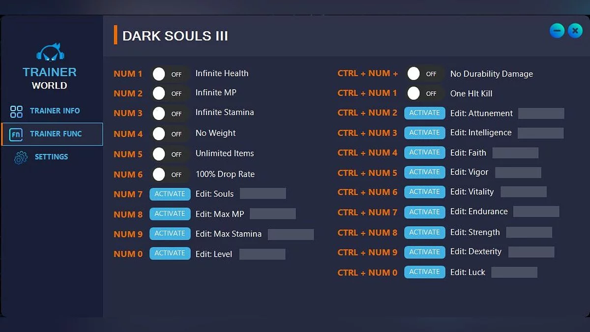 Dark Souls 3 — Трейнер (+21) [v1.15]