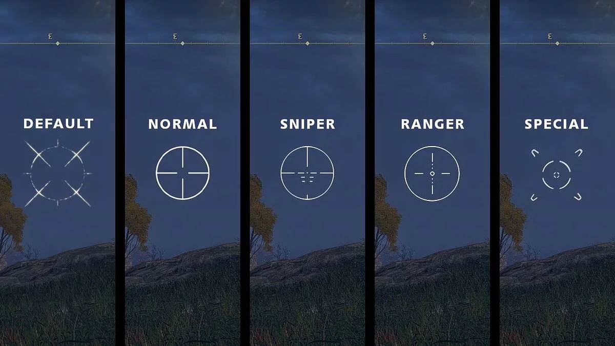 Elden Ring — Альтернативное перекрестие прицела