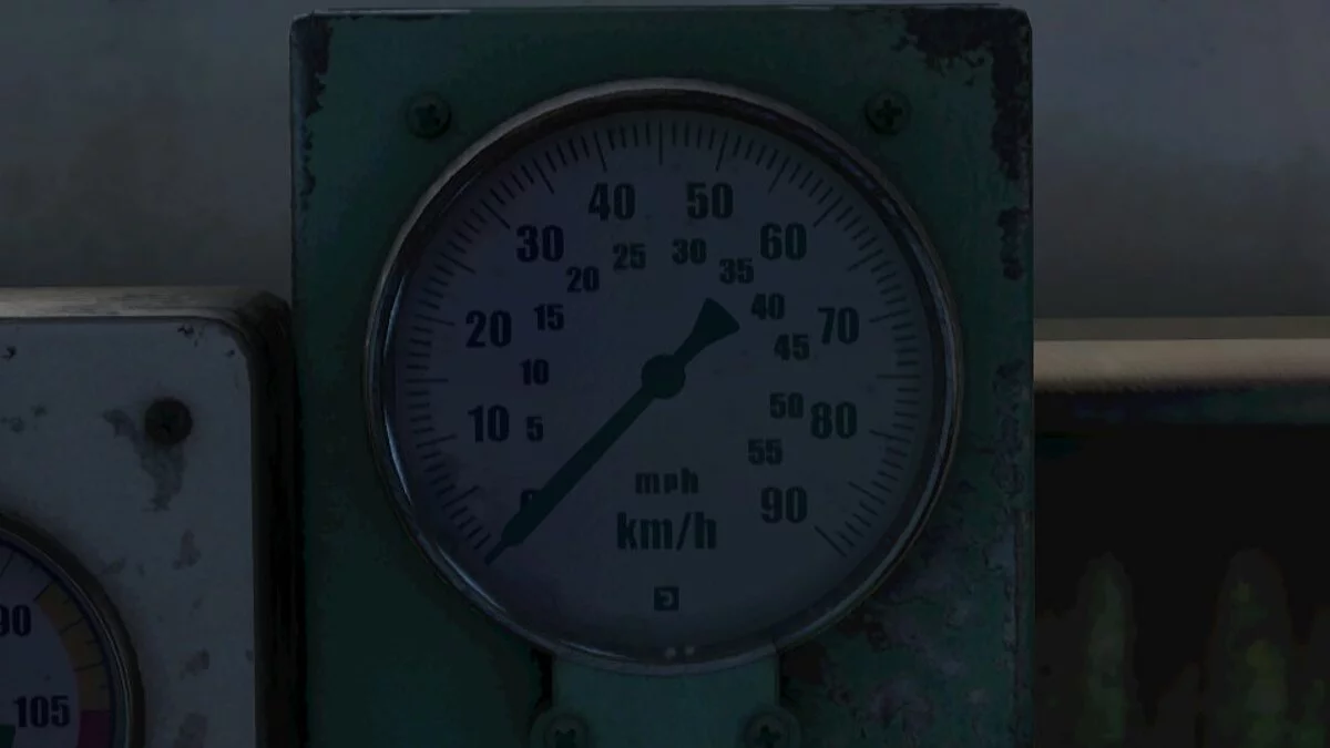 Derail Valley — Метрический и имперский спидометр