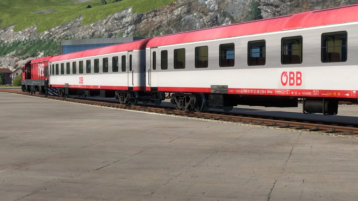 Derail Valley — Пассажирские вагоны в стиле OBB