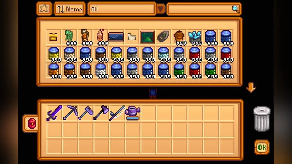 Stardew Valley — CJB Cheats Menu + Item spawner