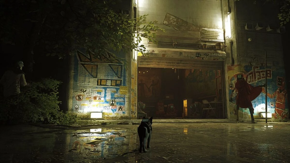 Stray — Чистый решейд с HDR