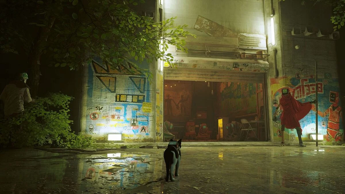 Stray — Чистый решейд с HDR