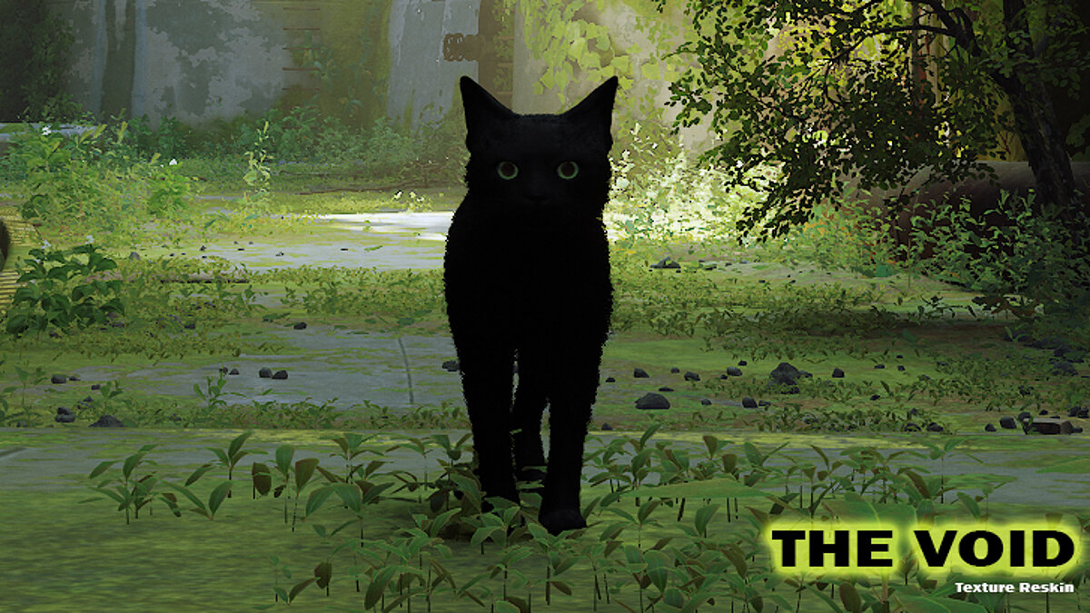 Stray — Черный кот