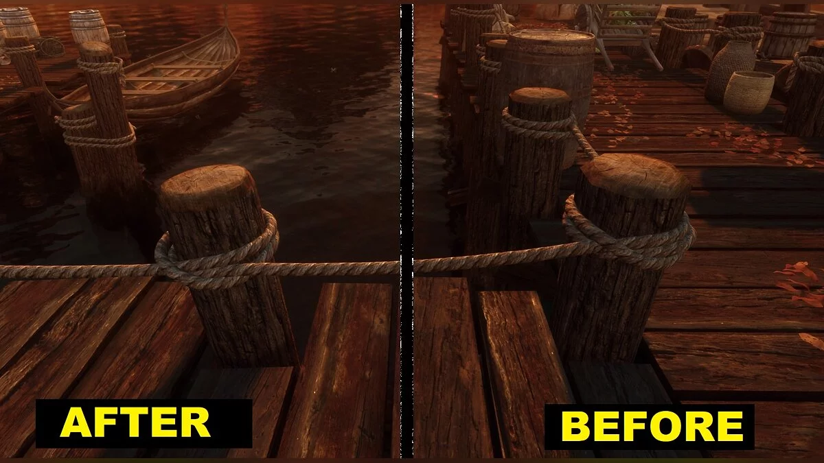 Elder Scrolls 5: Skyrim Special Edition — Высокополигональная реконструкция дока Рифтена