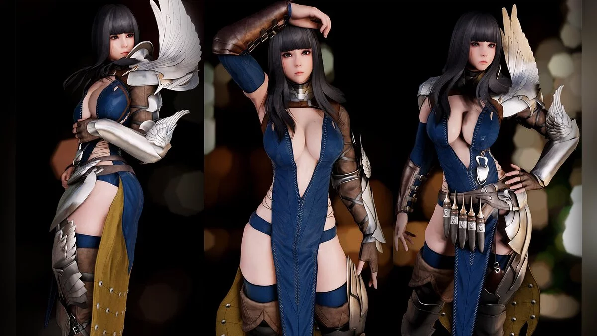 Elder Scrolls 5: Skyrim Special Edition — Броня Киннари — CBBE 3BA