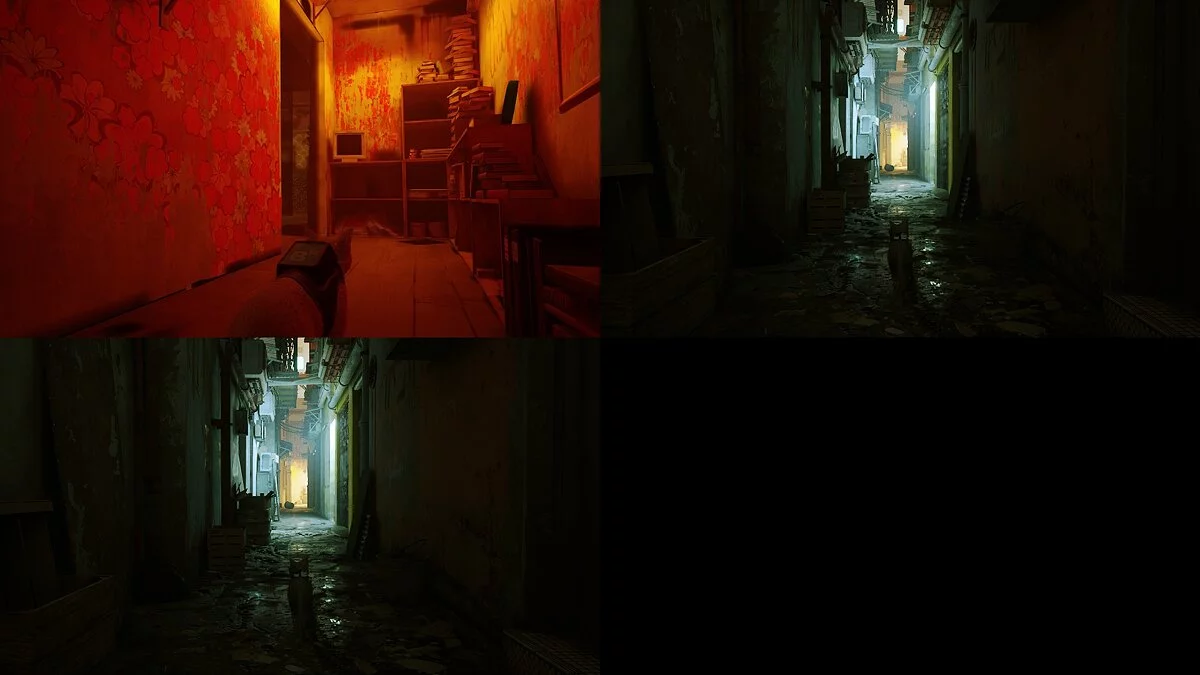Stray — Splitscreen — разделенный экран (кооператив)