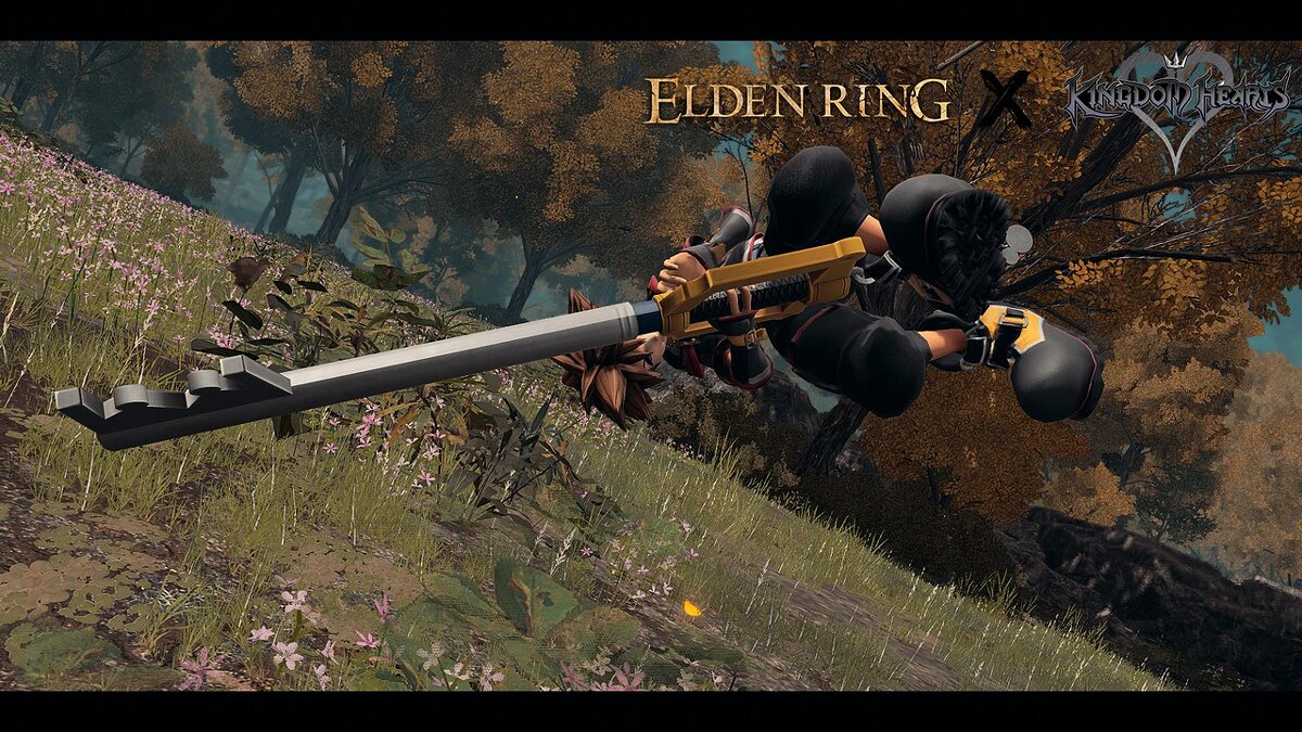 Elden Ring — Сора с ключом из игры Kingdom Hearts