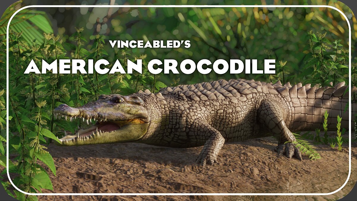 Planet Zoo — Американский крокодил - новые виды