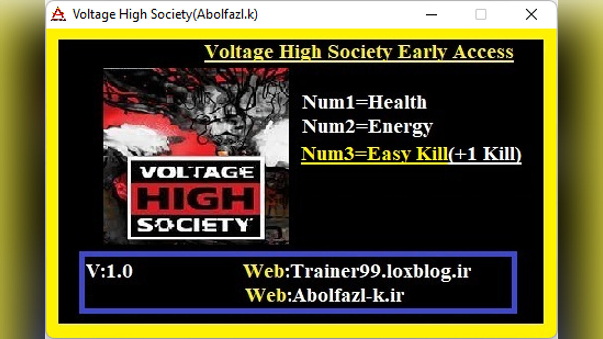 Voltage High Society — Трейнер (+3) [1.0]