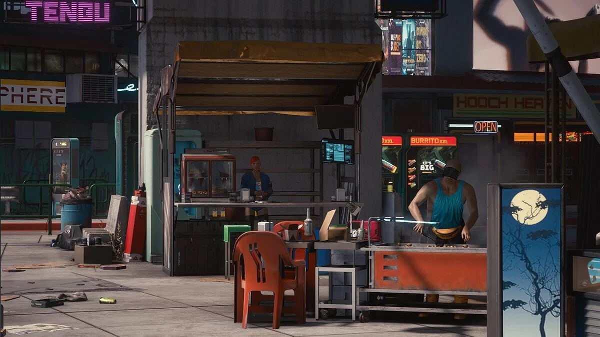 Cyberpunk 2077 — Улучшенная прорисовка объектов в далеке