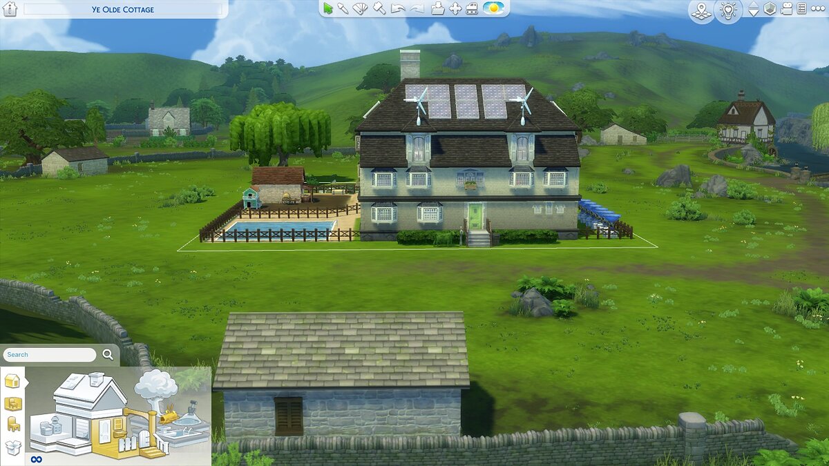 The Sims 4 — Коттедж-ферма
