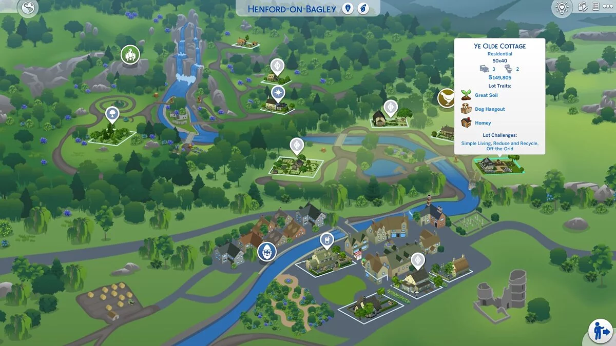 The Sims 4 — Коттедж-ферма