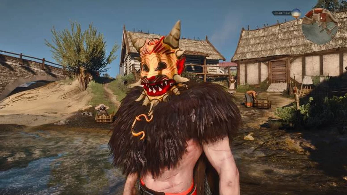 The Witcher 3: Wild Hunt - Complete Edition — Восточные маски из дерева для Геральта