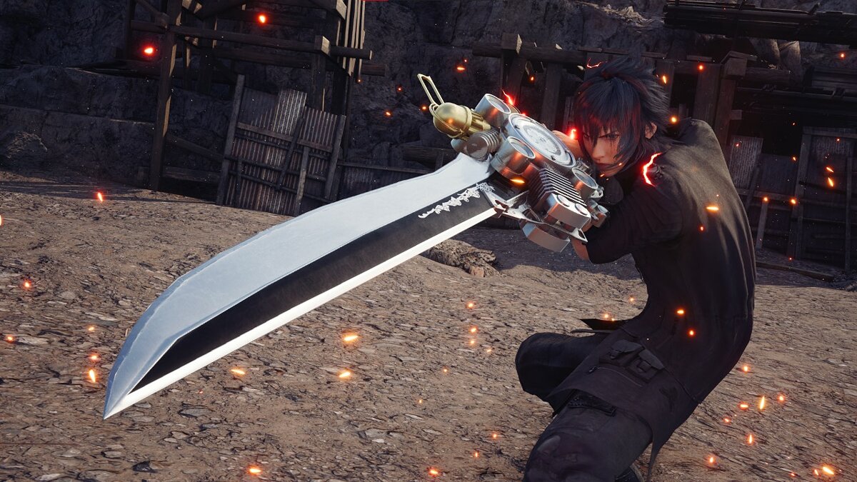 Final Fantasy VII Remake — Стандартный меч-двигатель