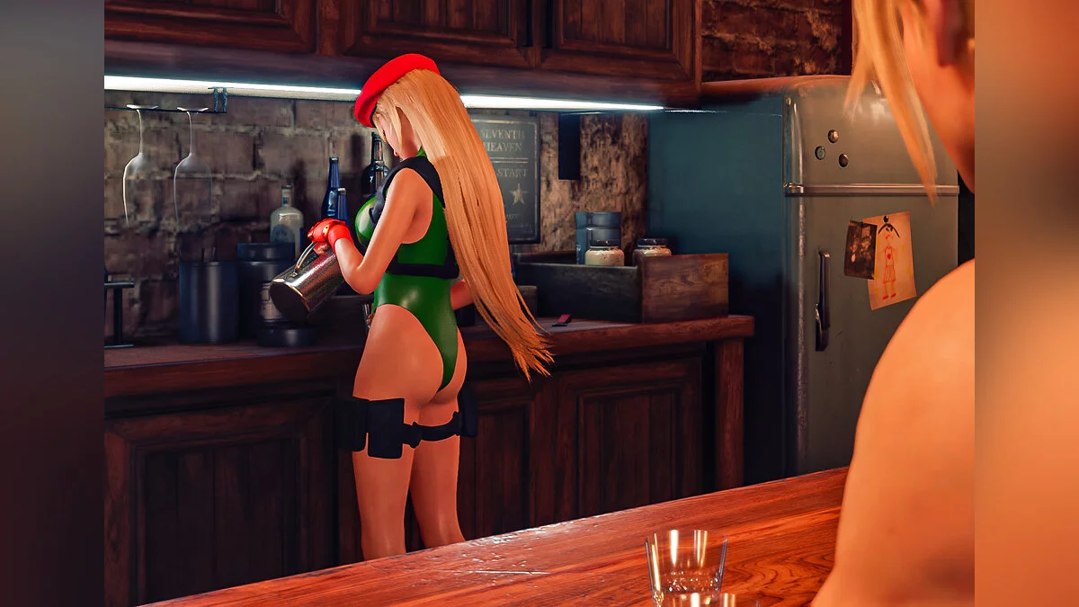 Final Fantasy VII Remake — Косплей Кэмми для Тифы