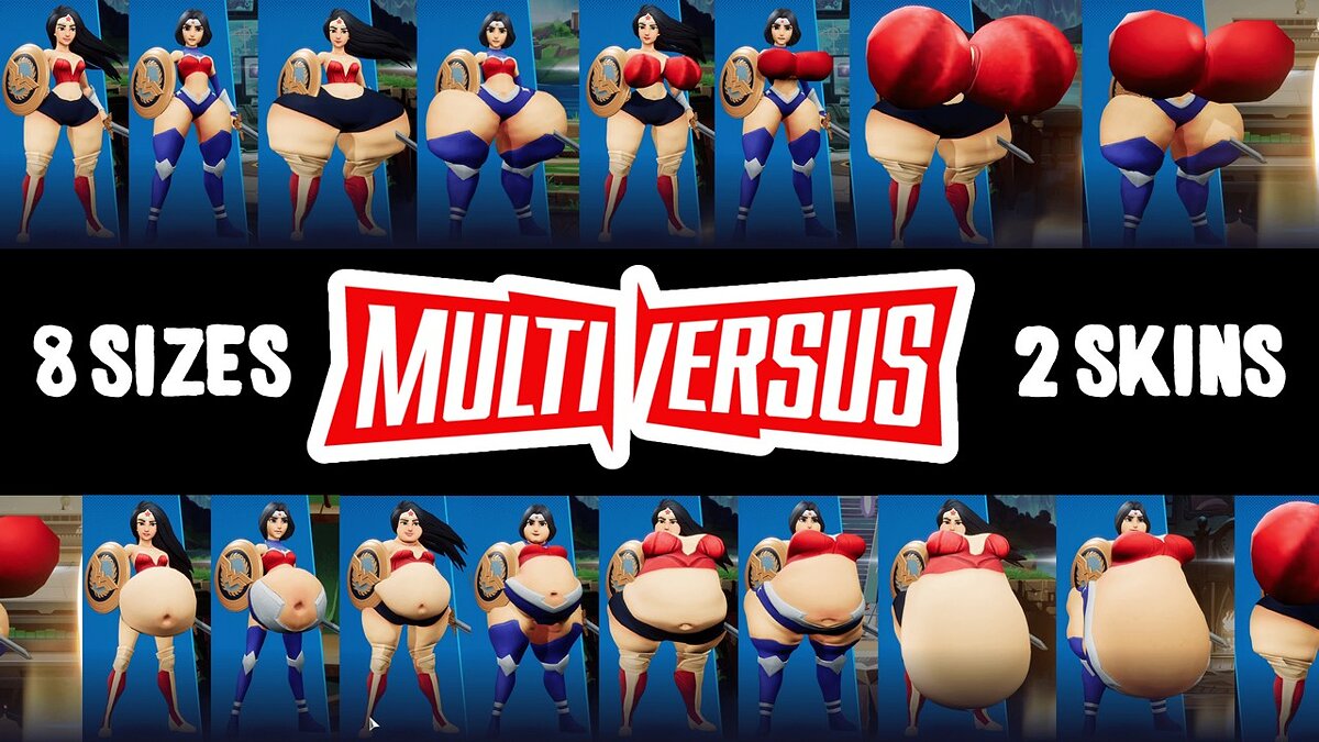 MultiVersus — Толстая Чудо-женщина / Персонажи и игроки / Моды и скины