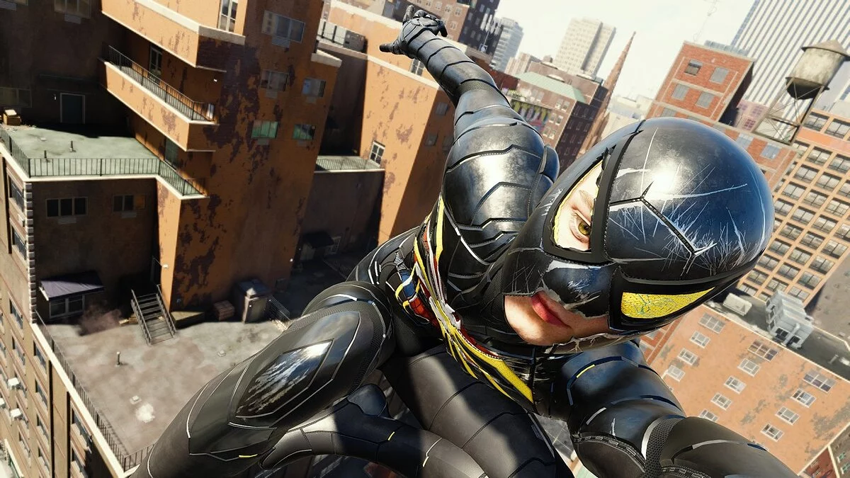 Marvel&#039;s Spider-Man Remastered — Поврежденный антиосминожный костюм