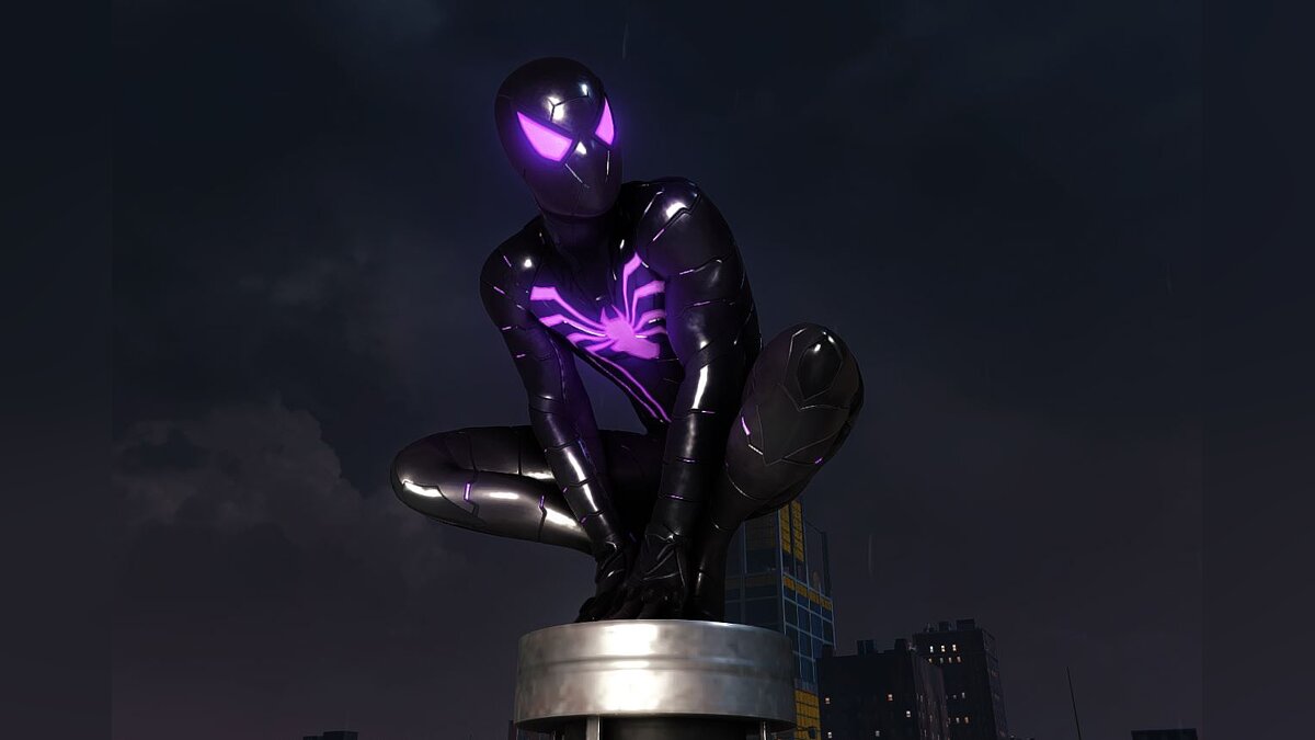 Marvel&#039;s Spider-Man Remastered — Фиолетовый антиок костюм