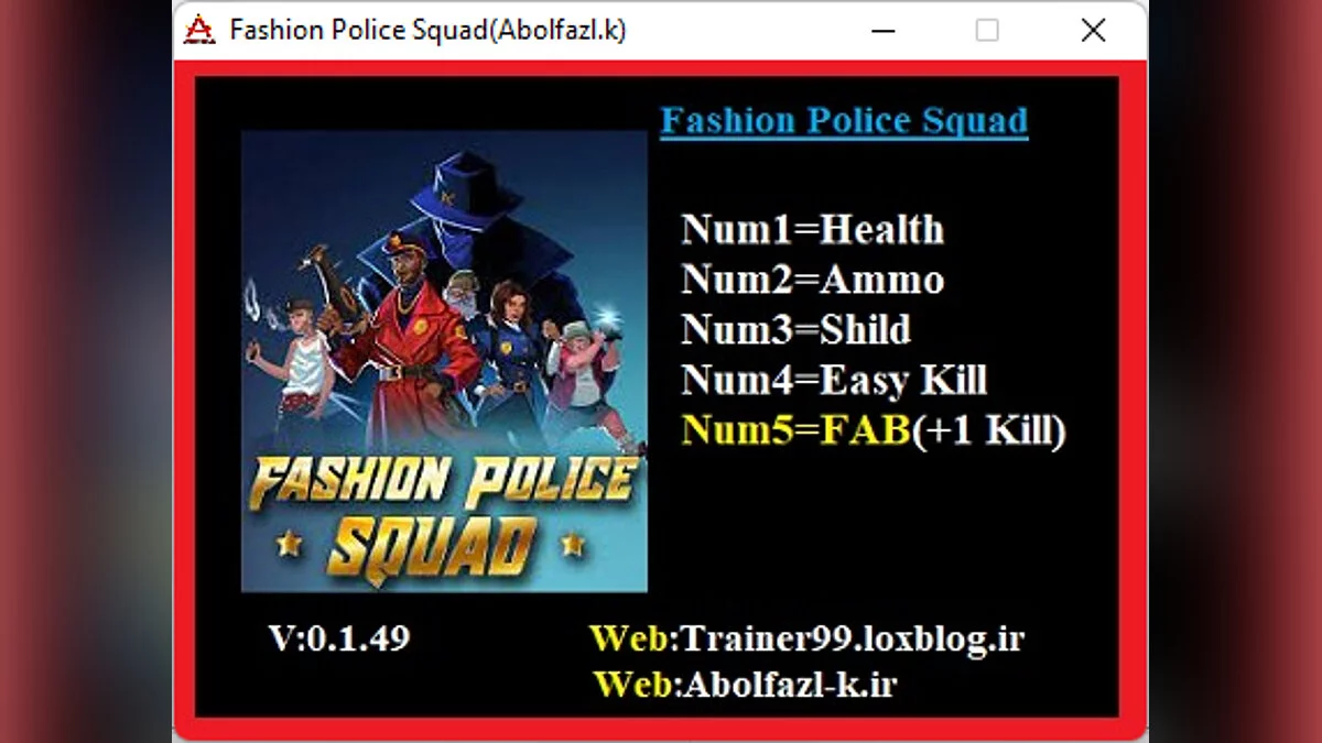 Fashion Police Squad — Трейнер (+5) [0.1.49]