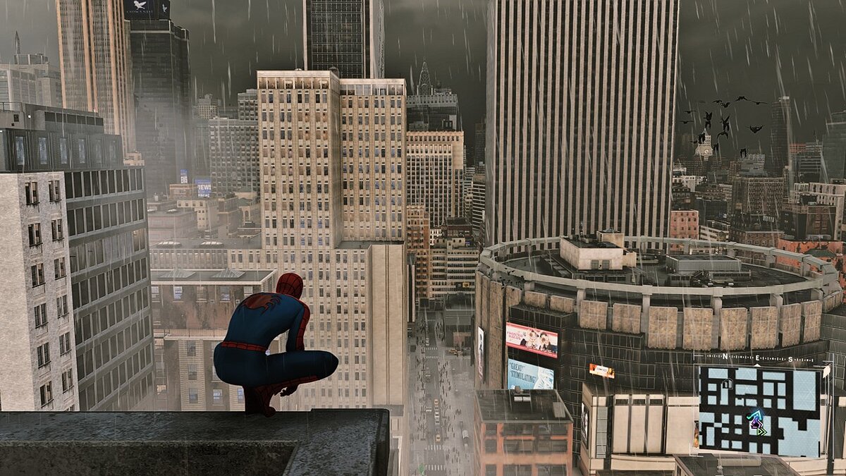 Marvel&#039;s Spider-Man Remastered — Дождь в выбранное вами время суток