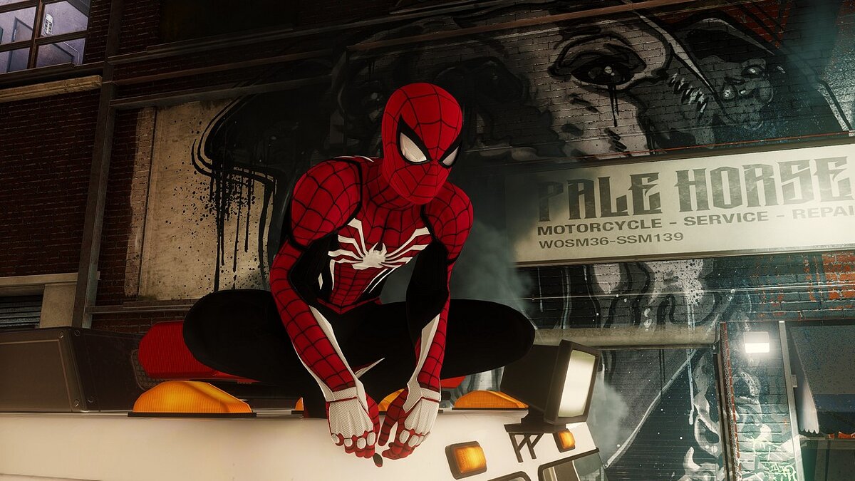 Marvel&#039;s Spider-Man Remastered — Продвинутый черно-красный костюм