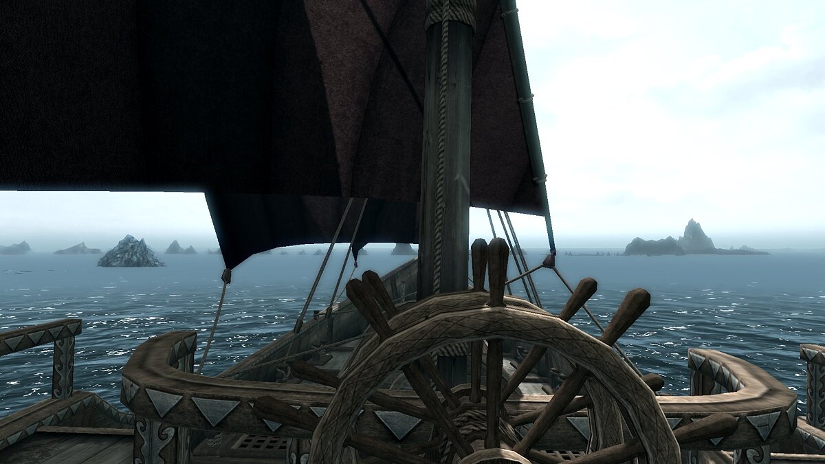 Elder Scrolls 5: Skyrim Special Edition — Парусный корабль редгардов и дом