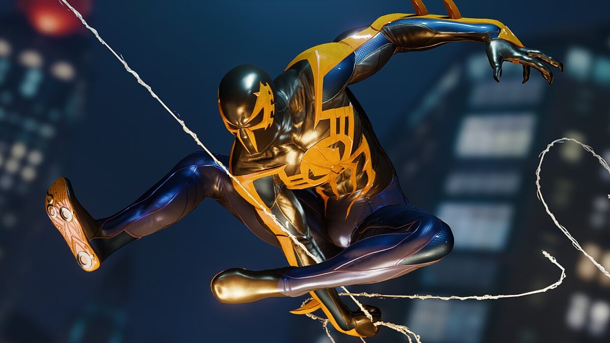 Marvel&#039;s Spider-Man Remastered — Черно-золотой костюм 2099