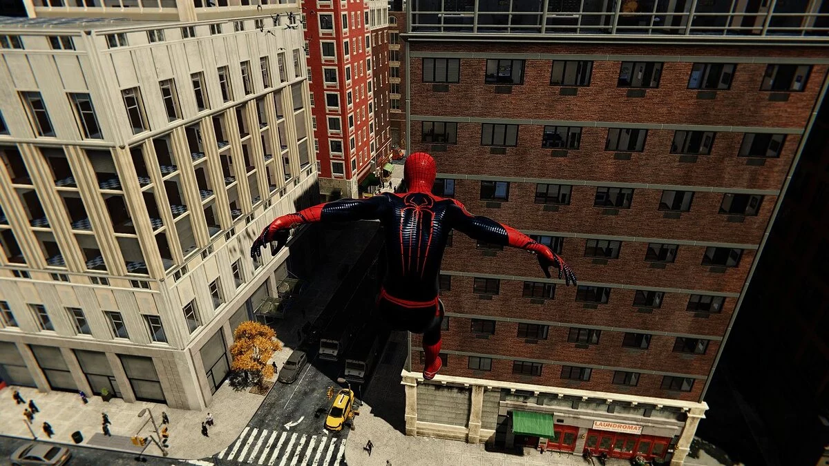 Marvel&#039;s Spider-Man Remastered — Черно красный костюм «Удивительного паука»