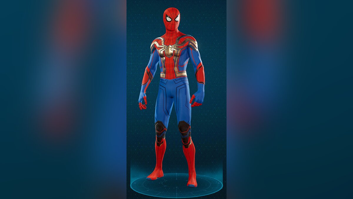 Marvel&#039;s Spider-Man Remastered — Синий «Интегрированный костюм»