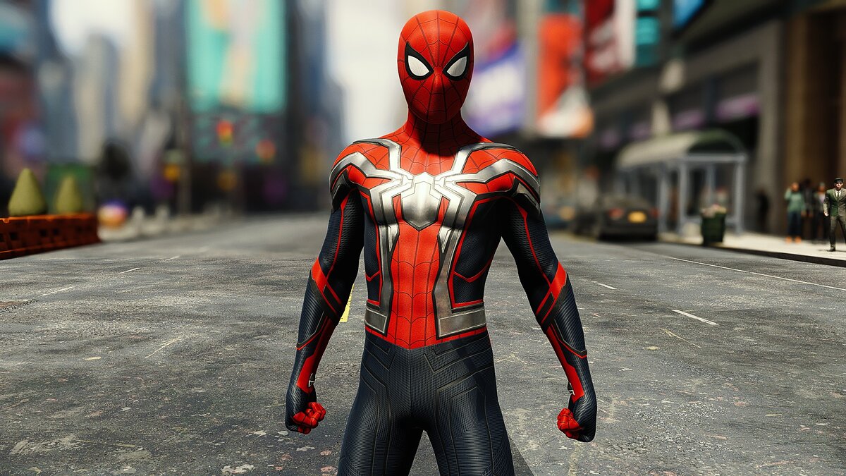 Marvel&#039;s Spider-Man Remastered — Серебряный «Интегрированный костюм»