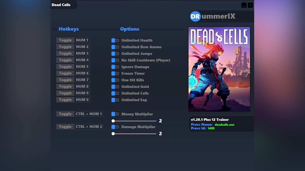 Dead Cells — Трейнер (+12) [Game Version: 1.20.1]