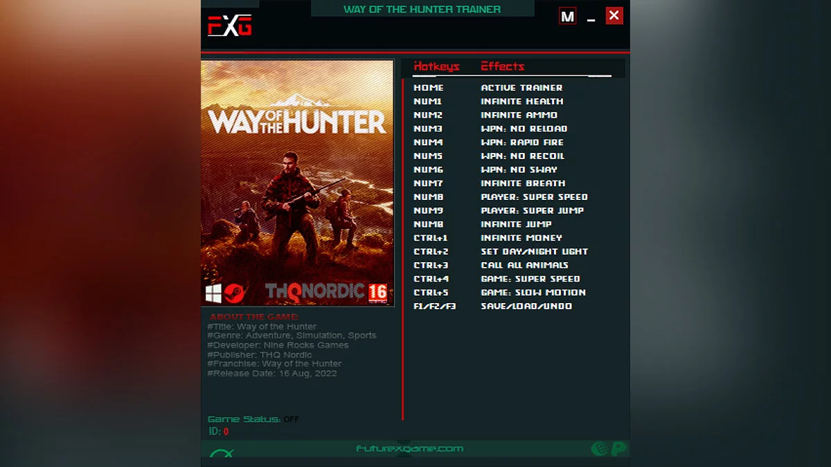 Way of the Hunter — Трейнер (+16) [1.15.0.78117]