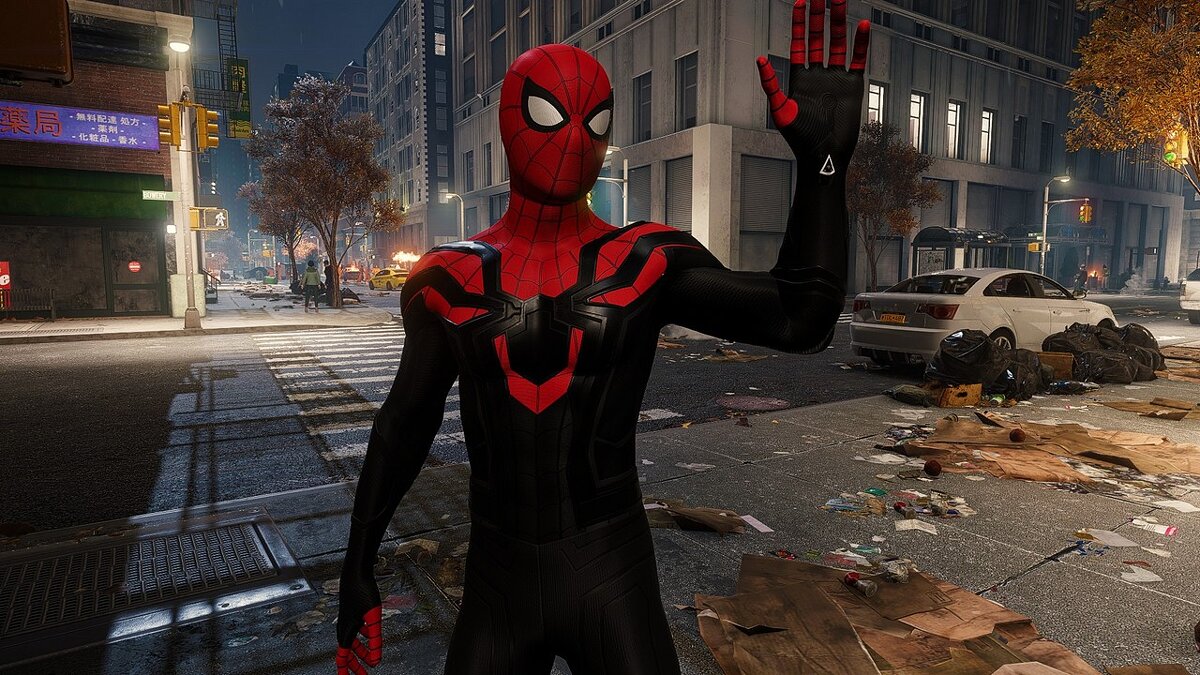 Marvel&#039;s Spider-Man Remastered — Улучшенный Человек-паук (гибридный костюм)